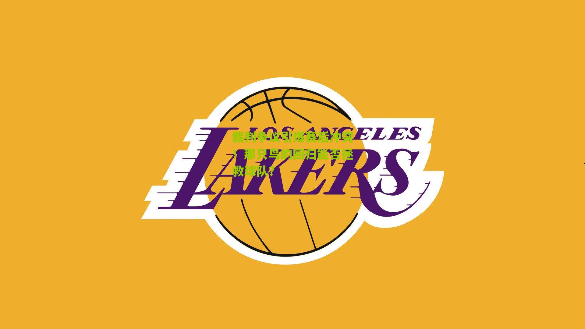 裁判争议引爆赛后冲突！那只鸟的回归能否拯救球队？